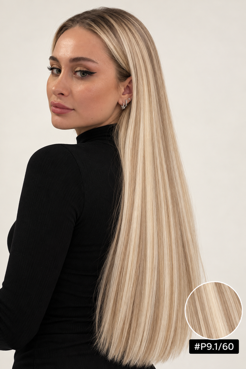Velours Hair — extensions Ombré #P9.1/60, cheveux lâchés