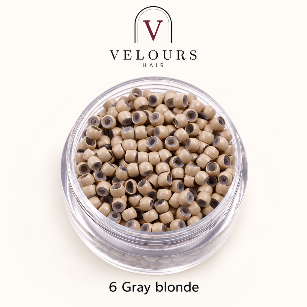 Nano-rings – 6 Blond cendré