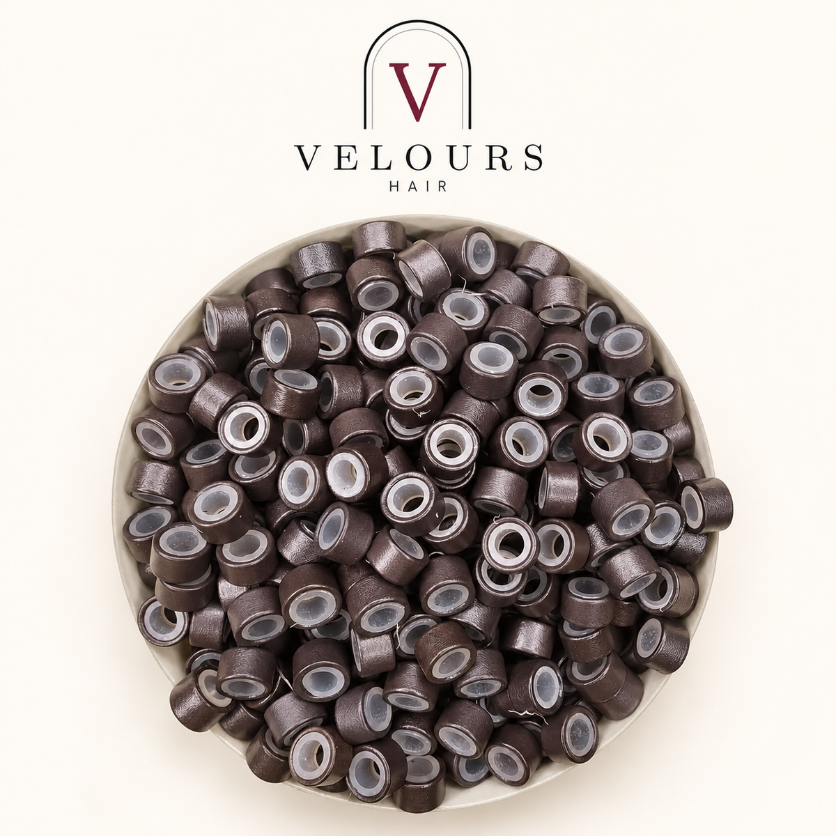 Micro-rings, coloris Brun foncé