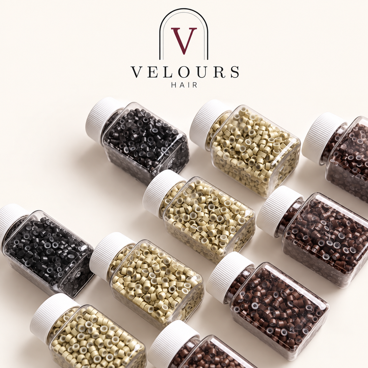 Boîtes de micro-rings en différents coloris