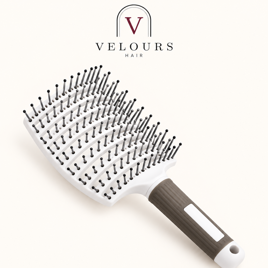Brosse spéciale extensions blanche