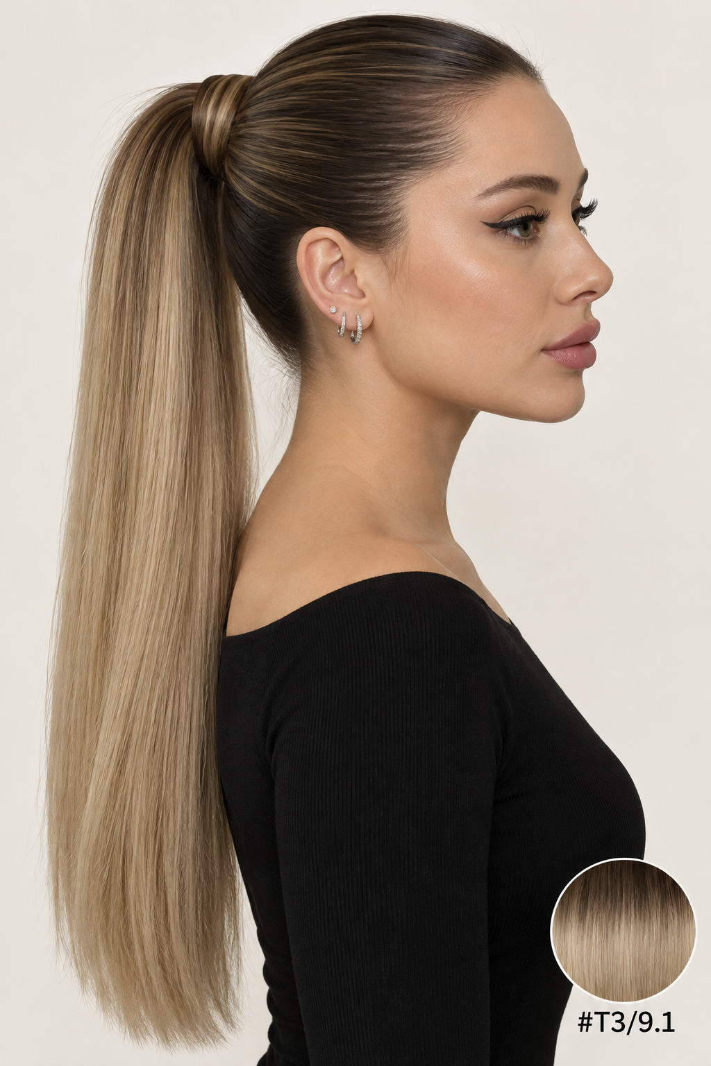 Velours Hair — ponytail #T3/9.1